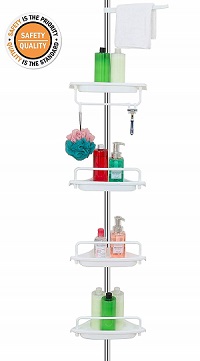 ALLZONE Constant Tension Corner Shower Caddy