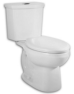 American Standard 2889216.020 H2Option Siphonic Dual Flush Round Front Toilet