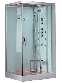 Ariel Platinum DZ959F8-W-R Steam Shower