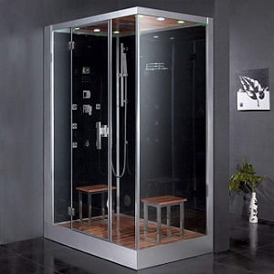 Ariel Platinum DZ961F8-BLK-L Steam Shower