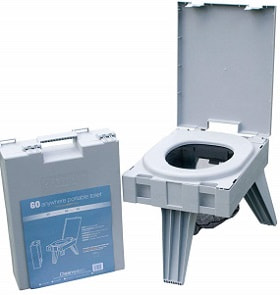 Cleanwaste Portable Toilet including Waste Kit