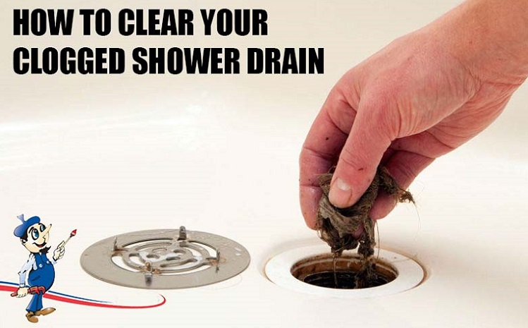 Clogged Shower Drain