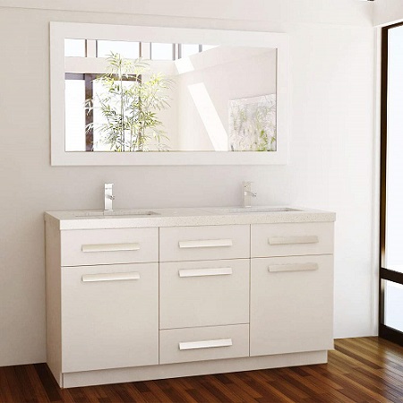 Design Element Moscony Double Sink Vanity Set