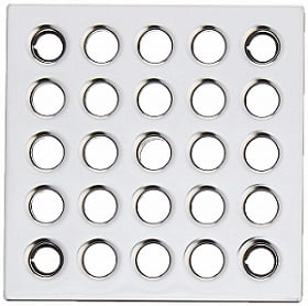 Ebbe E4401 Shower Drain-Silver Grate