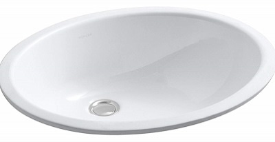 KOHLER K-2210-0 Caxton Undercounter Bathroom Sink