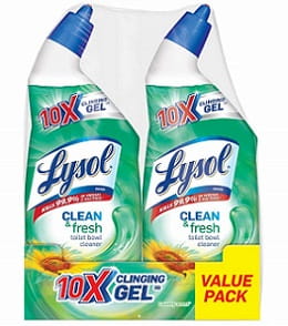 Lysol Power & Fresh Toilet Bowl Cleaner, Country Scent