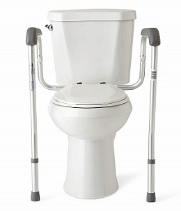 Medline Toilet Safety Rail with Easy Installation