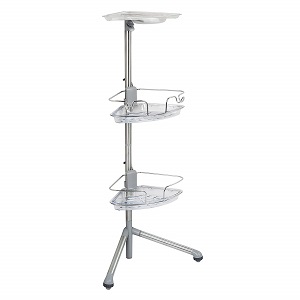 OXO Good Grips Stainless Steel Corner Standing Shower Caddy