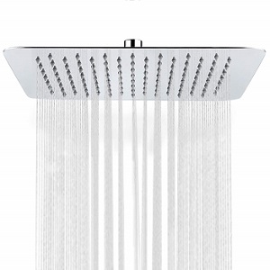 SR SUN RISE Luxury 12 Large Square High Pressure Rainfall Shower Head