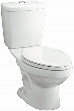 STERLING 402028-0 Karsten 12-Inch Rough-in Elongated Toilet