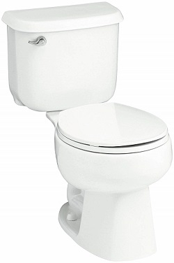 STERLING 402078-0 Windham 14-Inch Round-in Round Front Toilet