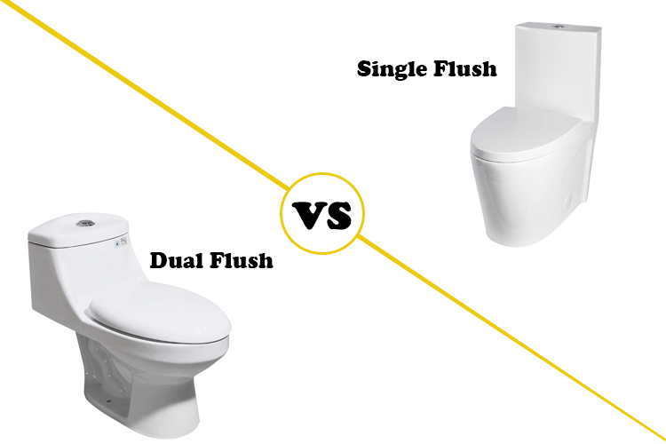 Single Flush vs. Dual Flush Toilets