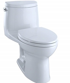 TOTO MS604114CEFG#01 Ultramax II Het Double Cyclone Elongated One Piece Toilet