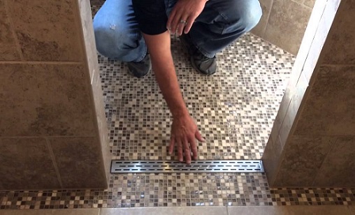 Tiled Shower Drains