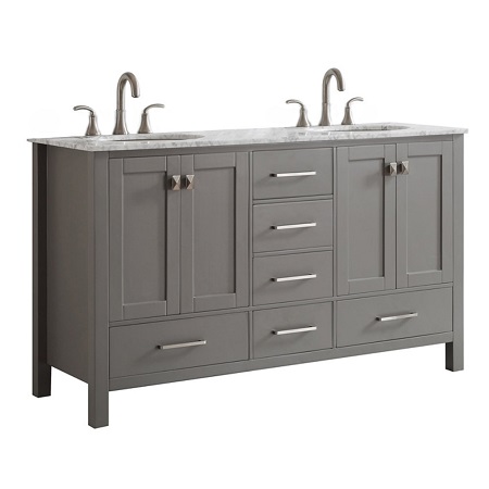 Vinnova 723060-GR-CA-NM Gela 60 Double Vanity