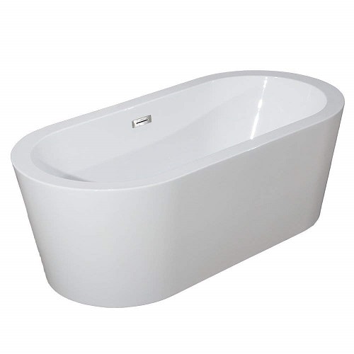 WOODBRIDGE 67" Acrylic Freestanding Bathtub Contemporary Soaking Tub