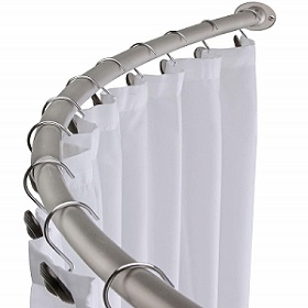 Wholesale Plumbing Adjustable Curved Shower Curtain Rod