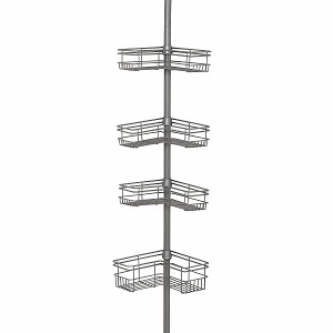 Zenna Home 2130NN Tension Corner Pole Caddy